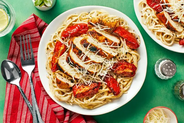 Garlic Parmesan Spaghetti
